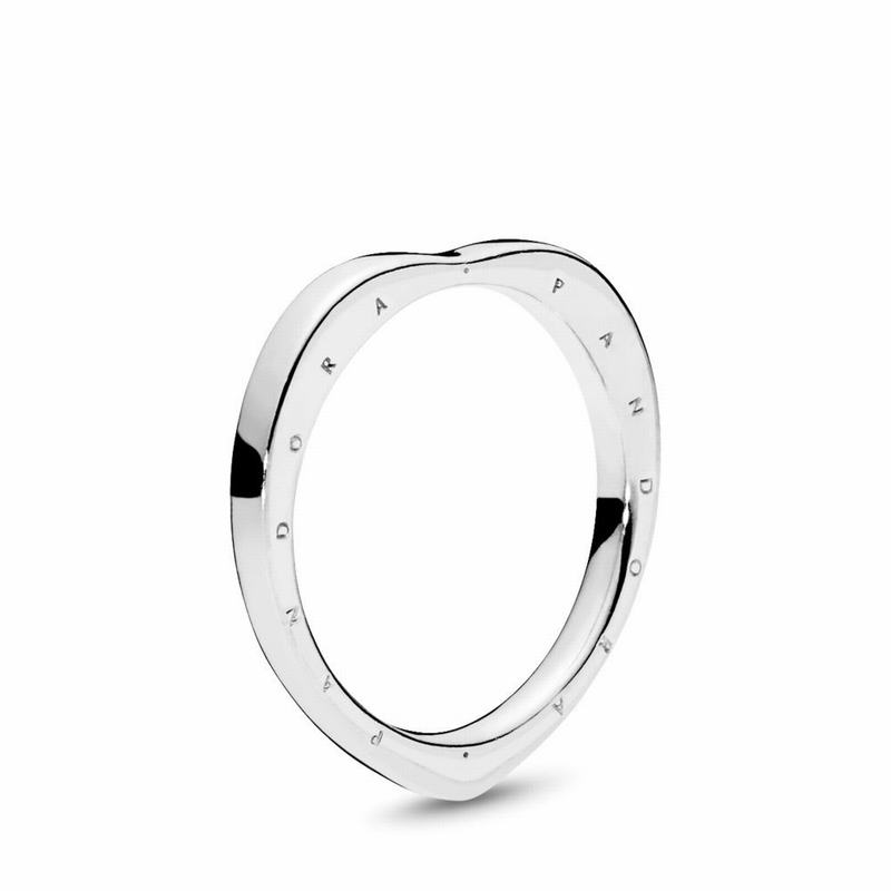 Pandora Australia Signature Arcs of Love Stackable Ring - Sterling Silver | YXOACW702